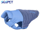 Windproof Dog Coat Snow Jacket Vest Adjustable Strap S-4xl Blue New