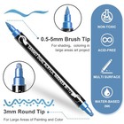 28 Metallic Colors Acrylic Paint Markers Dual Tip 1 Count  pack Of 28 