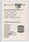 1986 Burger King Huntsville Stars Dave Wilder M5x