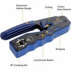 Zoerax Rj45 Crimp Tool Kit Pass Through Ethernet Crimper And Tester