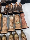 Vtg Medieval Mcm Porcelain Chess Pieces Full Set Hand Painted  1