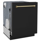 24  Zline Autograph Top Control Dishwasher Stainless Black Dwmtz-blm-24-g
