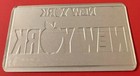 Vintage New York City Booster License Plate The Big Apple Nyc New Old Stock