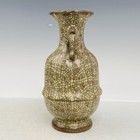 7  China Antique Song Dynasty Backflow Ge Porcelain Flower Bottle