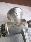 Vtg Universal No 2 Food Meat Grinder  Hand Crank Heavy Duty Table Mount Usa