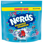 Nerds Gummy Clusters     Caramel   Very Berry  Crunchy   Chewy  18 5 Oz Bag   