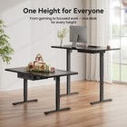 Electric Standing Desk With Drawers   Stand Up Desk With Outlet  Adjustable Desk