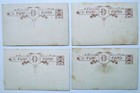 Valentine Day Lot Of 4 Wwi Era Romantic Antique Postcards