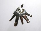Antique Singer Machine Puzzle Box Bracket hold-down  14  15  16  17   18   Screw