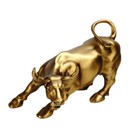 Wall Street Bronze Bull Statue Wall Street Charging Bull Sculpture Home Decor