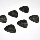 Lots Of 100pcs 0 96mm Celluloid Heavy 0 96mm Guitar Picks Blank Pearl Black