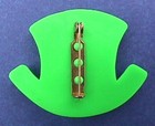 Rare Hallmark Pin St Patrick Vintage Hat Shamrock Irish Holiday Brooch