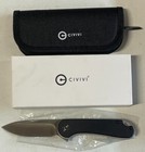 Civivi Elementum Folding Knife 2 96in D2 Steel Black G10 Handles C907a New