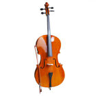 4 4 Wood Cello Bag Bow Rosin Bridge Natural 