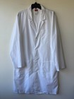 Nwot Dickies 83403 Eds Unisex Lab Coat Scrubs Dwhz White 3 Pockets Size M