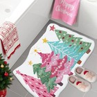 Christmas Bath Mat Bathroom Rugs Non Slip Washable Rug For Christmas Tree