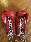 Bayoneta 16 Oz Red Lace-up Boxing Gloves Adult Unisex