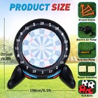 Inflatable Giant Kick Darts Games over 6ft Tall  outdoor Soccer Target Dartboard