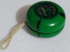 Vintage - Duncan - Yo Yo - Wood - Tournament - Green  - Needs New String