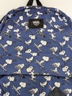 Vans Peanuts Snoopy Skateboarding Backpack Skateboard Bag Blue School Backpack 
