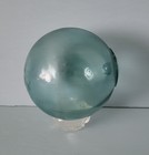 Japanese Blown Glass Fishing Float Buoy Ball Teal Green 3 