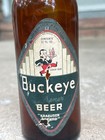 Vintage Toledo Brewing Company Beer Bottle Buckeye Label Ohio Art Deco 1940s