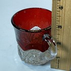 Windsor Nova Scotia Ns Canada Ruby Red Flash Souvenir Glass Trinket Antique Cup