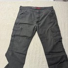 Dickies Relaxed Fit Straight Leg Cargo Work Pants Charcoal Grey Size 36x30