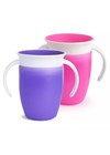 2 Pack Munchkin Miracle 360 Trainer Cups Purple Pink
