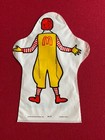 1976  Mcdonald s   un-used  Ronald Mcdonald Plastic Hand Puppet  vintage 