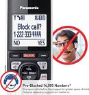 Panasonic Cordless Phone System Answering Machine 4 Handset Bluetooth Call Block