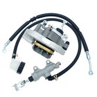 Rear Brake Caliper Master Cylinder   Hose For Yamaha Yfz450 Yfz450v 2006-2013