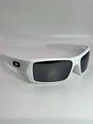 Oakley Authentic Custom Gascan White Frame  Black Iridium Lense