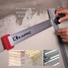 Kapro 317 Adjustable Drywall T-square Aluminum 48in For Layout Marking Sliding H