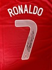 Cristiano Ronaldo Autographed Portugal 2012-13 Jersey With Picture Of Signing