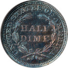 1858 Seated Liberty Half Dime Proof Cac Sticker Ngc Pf63 Superb Eye Appeal
