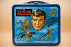 Vintage 1974  the Six Million Dollar Man  Aladdin Lunchbox W thermos Near Mint
