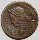 1787 Connecticut Colonial Copper  Draped Bust Left  Miller 29 2-o  R5