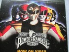 Mighty Morphin Power Rangers The Movie Video Store Promotional 1995 Promo Sign