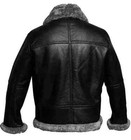 Mens B3 Raf Aviator Sheep Skin Leather Bomber Winter Flying Pilot Jacket Coat Uk