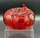 New Blenko Glass Tangerine  little Devil  Pumpkin  2023