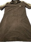 Adidas Originals Dress Womens Xl Black Trefoil 3 Stripe Polo Casual