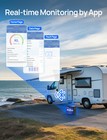12v 165ah Lifepo4 Lithium Battery Bluetooth Monitoring Metal Case For Solar Rv