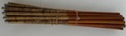 Vintage Tibetan 10    Bamboo Chop Sticks 8 Sets Metal Ends W  Design Possibly New 