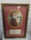 Vintage  only One Mother  Poem Framed Wall Art Wooden Gold Ornate Frame 18x12 In