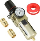 1 2 Inch Compressed Filter Regulator Combo  Air Compressor Water Oil Trap Sep   
