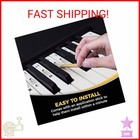 Qmg Piano Stickers For 49 61  76 88 Key Keyboards     Transparent And Removable  M