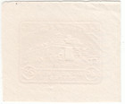 Scott   U525a - 2c Carmine Envelope Cut Square - Raised  s  - Used