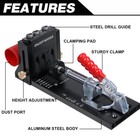 Enjoywood Pocket Hole Jig Set Scale Template Carpenter Angle Joinery Drilling