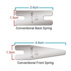 Conventional Front Back Contact Spring Polished Tattoo Coil Machine Repair Parts